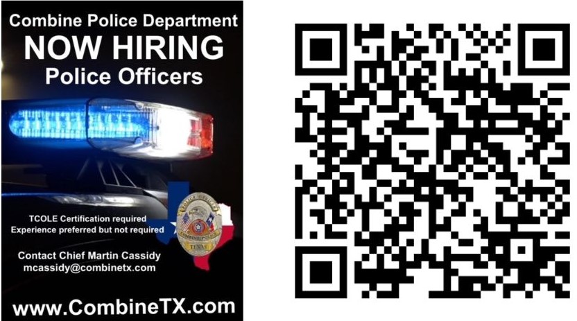 PD hiring with QR code
